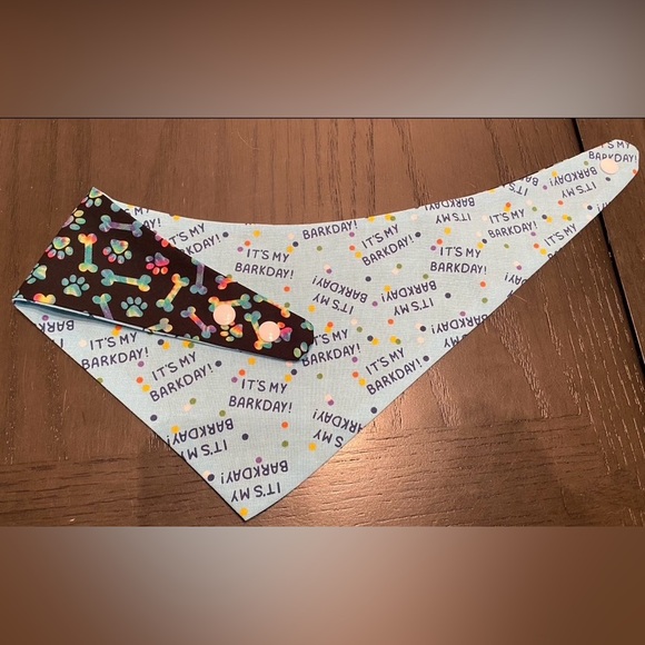 It’s my bark day interchangeable dog bandana - Picture 3 of 3